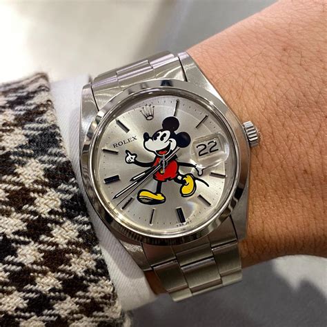 fake mickey mouse watch|rolex mickey dial.